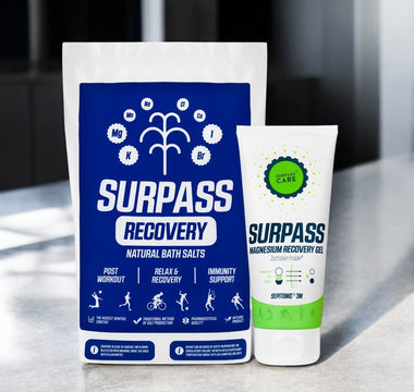 Unlocking Athletic Recovery: The Science Behind SURPASS Magnesium Gel and Natural Bath Salt