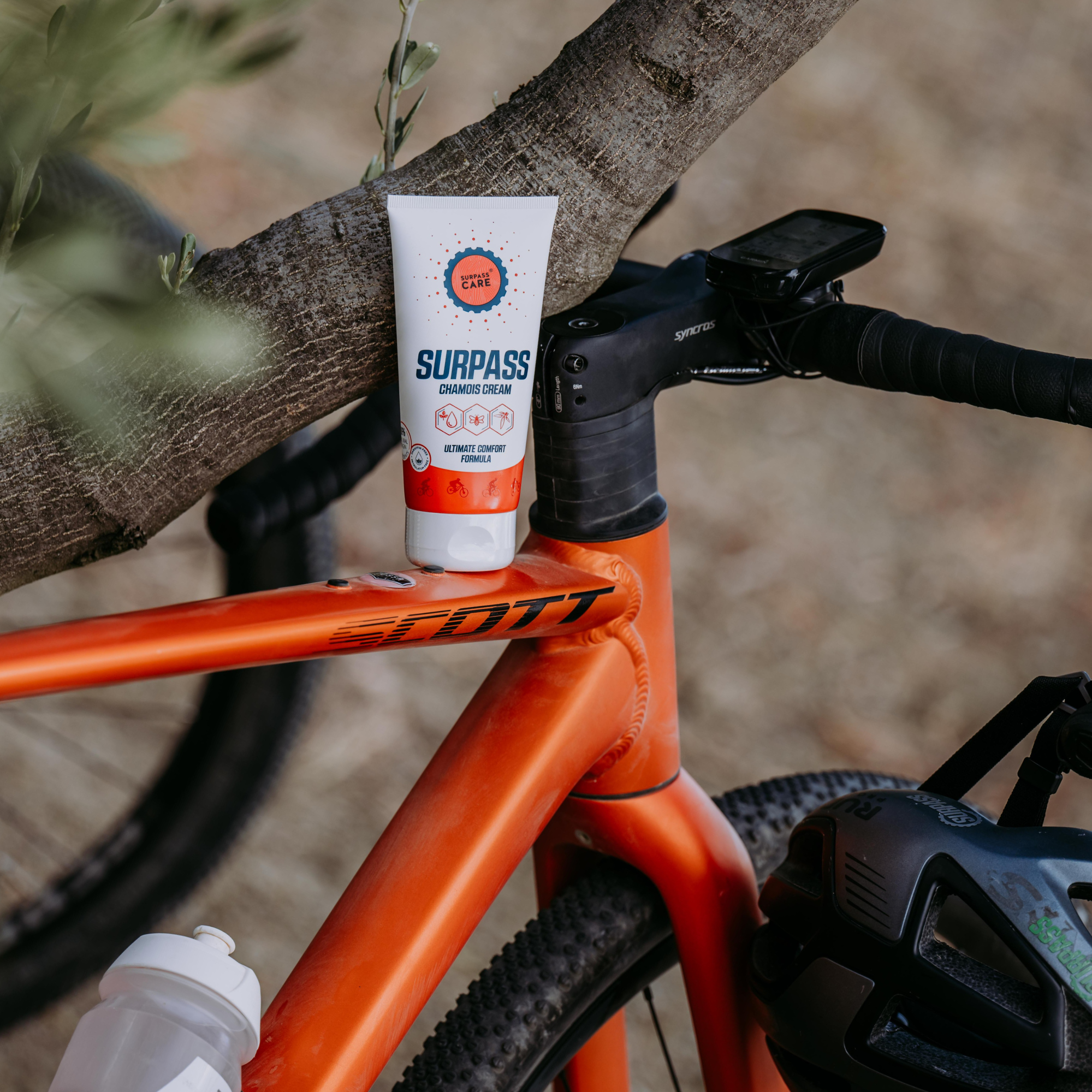 SURPASS NATURAL ANTI CHAFING CYCLING CHAMOIS CREAM SURPASS CARE