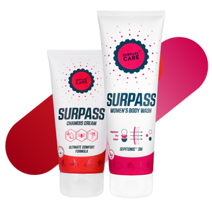 SURPASS WOMEN'S CYCLING BUNDLE | CHAMOIS CREAM & BODY WASH