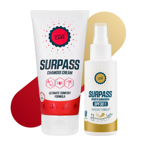 SURPASS Sunscreen SPF 30 & Chamois Cream Cycling Bundle