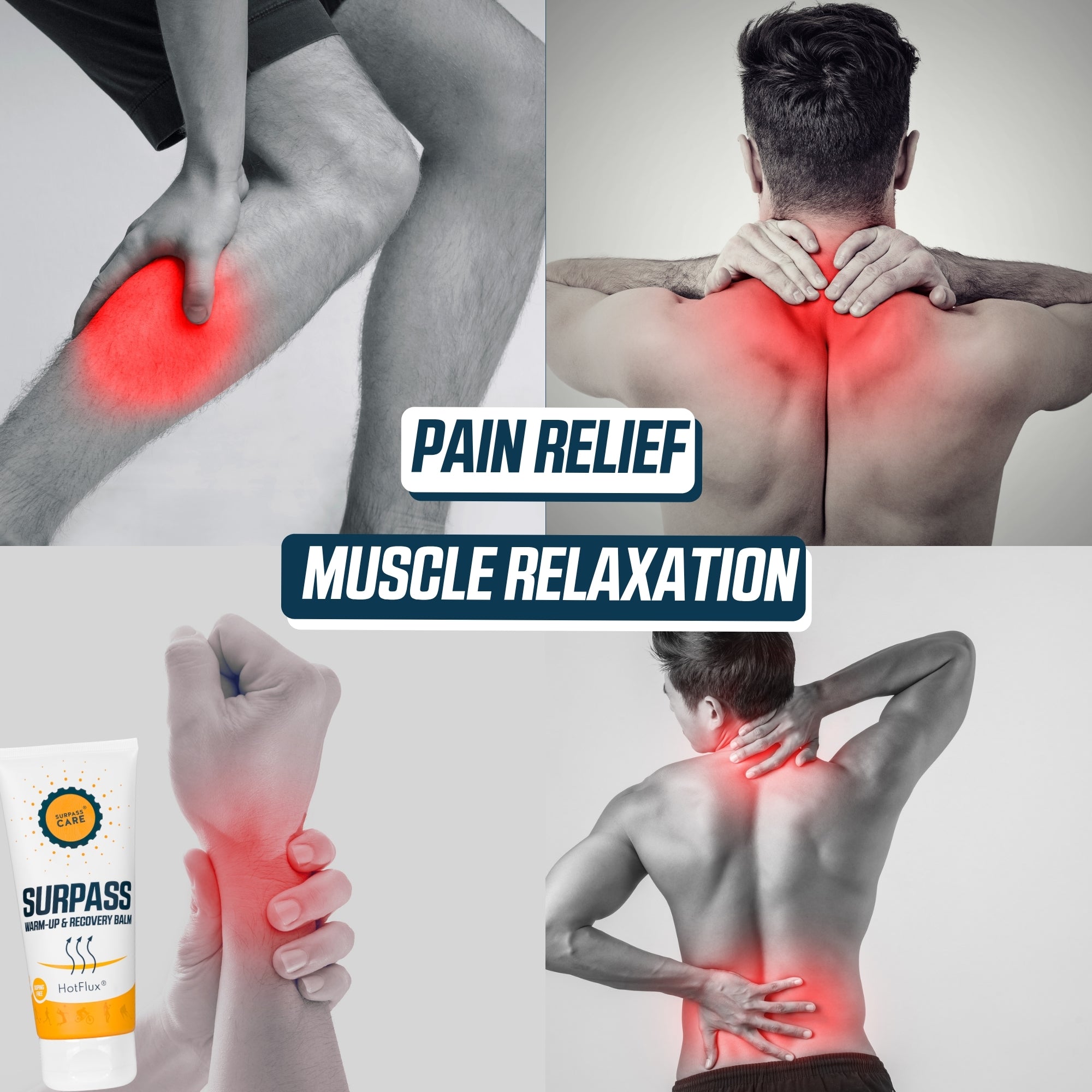 SURPASS HOTFLUX® PRE/POST-WORKOUT WARM-UP & RECOVERY BALM